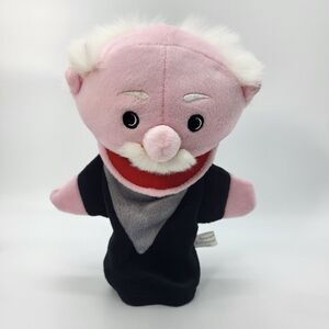Vintage PlushPups Hand Puppet Grandpa Pops Grandfather 2001 Plush Big Mouth